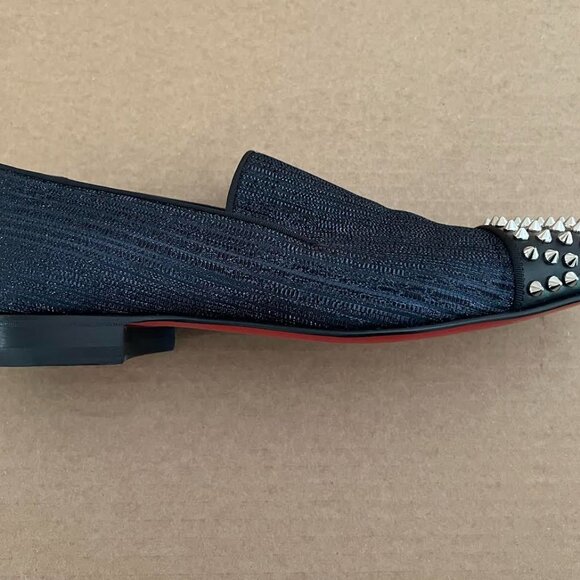 Christian Louboutin Men's Spooky Flat Calf Loafers 45 - Picture 5 of 14